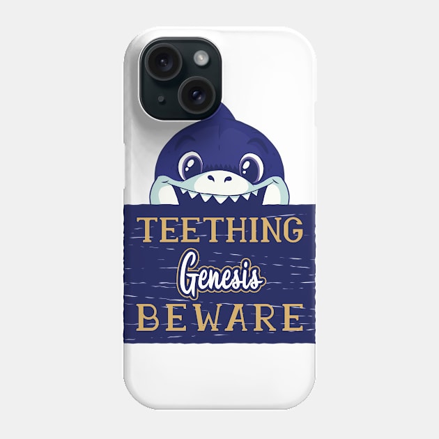 Genesis - Funny Kids Shark - Personalized Gift Idea - Bambini Phone Case by Bambini