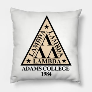 Tri Lambda Fraternity Adams College 1984 Pillow