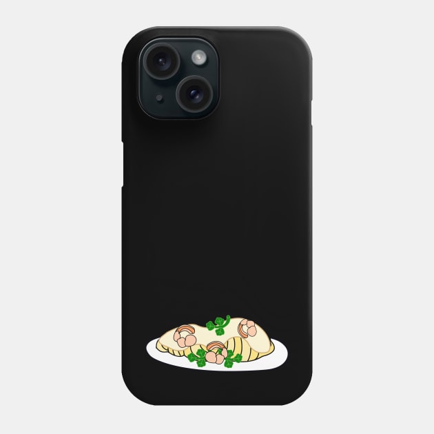 Shrimp Scampi Phone Case by traditionation