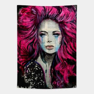 Blue magenta Tapestry