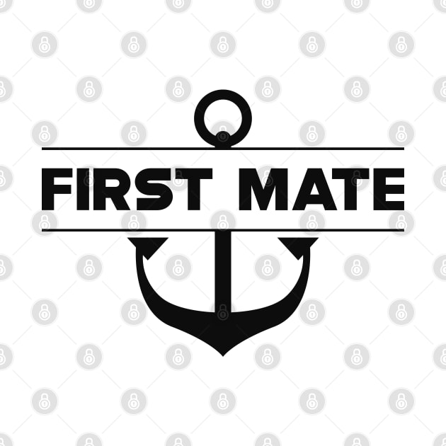 Nautical Captain - First Mate by KC Happy Shop