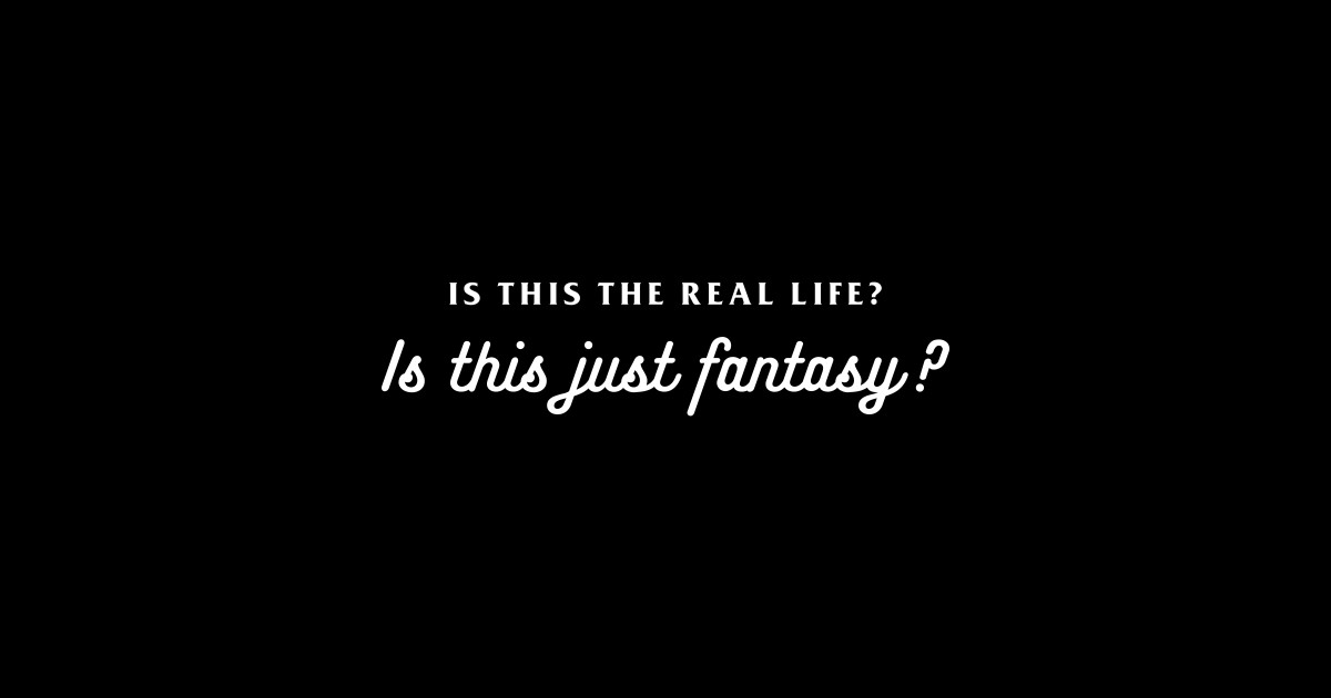 Is this the real life - Queen Band - Sticker | TeePublic
