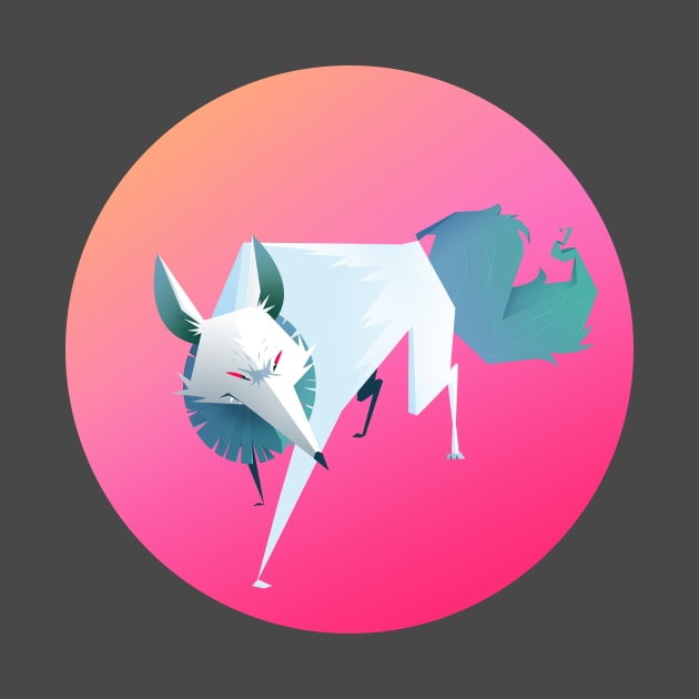 Mystic Wolf by Polygonal Mess