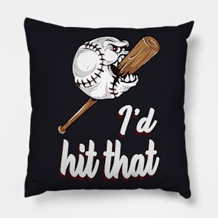 Baseball Cartoon Pillow