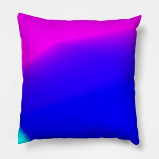 red blue pink gradient Pillow