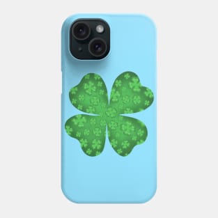 St Patrick's day four leaf clover Phone Case