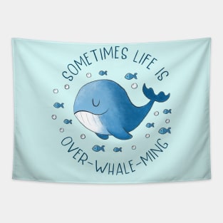 Sometimes Life Is Over Whale Ming Tapestry