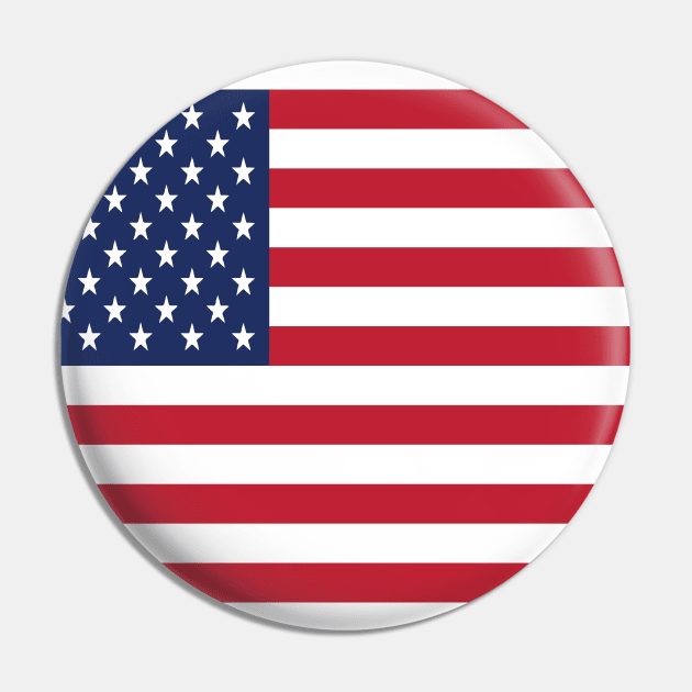 United States of America Flag, USA Flag Pin by IslandConcepts