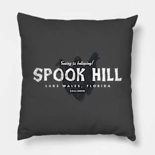 Spook Hill Florida - Ghost Pillow