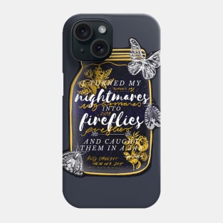 Nightmares Quote - Strange The Dreamer Phone Case