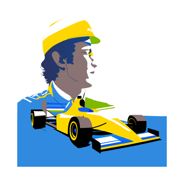 Senna "Our Hero Driver" by Brazil Vibes
