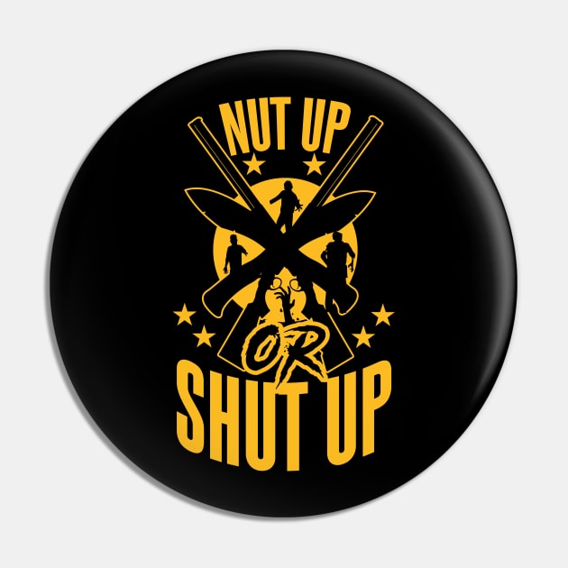 Tallahassee Nut up or Shut Up Pin by Meta Cortex