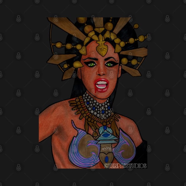 (Aaliyah) Queen of the Damned by Zenpaistudios