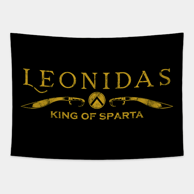 Sparta Gym and Fitness - Leonidas Tapestry by Modern Medieval Design