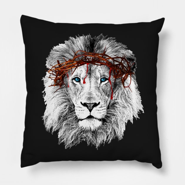 Lion of God Pillow by ALAMOGrafix