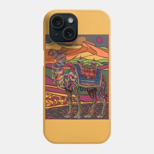 Rajasthani decorated camel art Phone Case