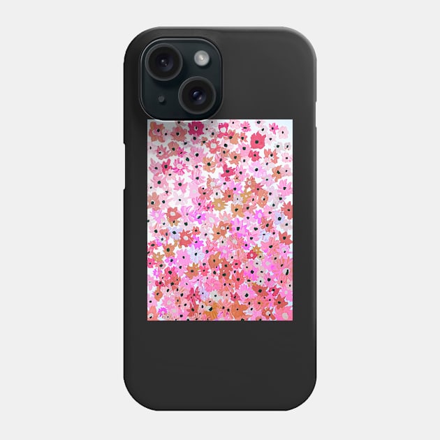 Retro Floral Phone Case by Kamaloca