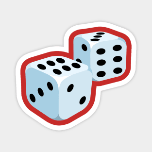 Pair of dice Magnet