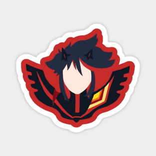 Ryuko and Senketsu minimalist headshot Magnet