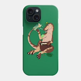 HoliDinos St. Patrick’s Day: Muddled Megalosaurus Phone Case