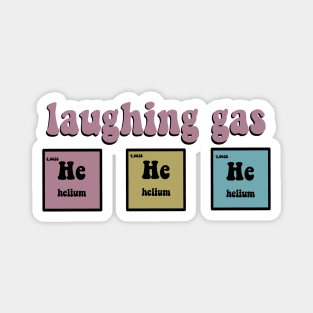 Laughing gas, he he he Magnet