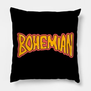 Bohemian Peace - Skate-Inspired Graphic Lettering Shirt Pillow