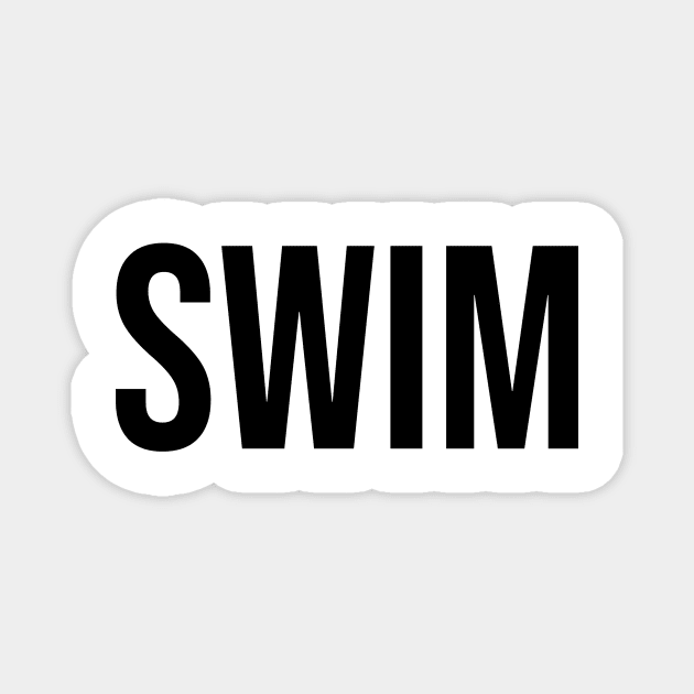 Swim Magnet by TotallyTubularTees