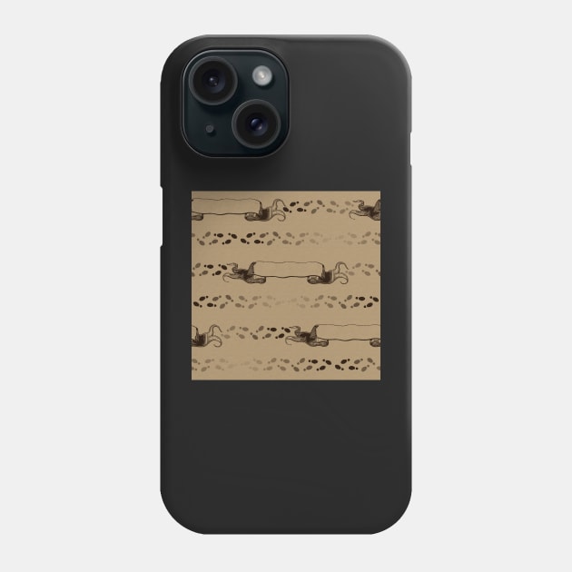 Vintage Custom Name Scrolls Phone Case by implexity