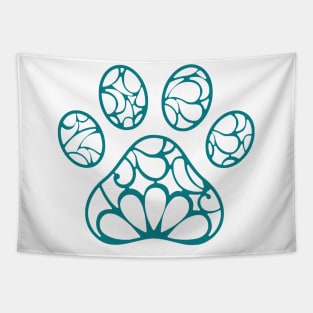 Dog Paw Tapestry