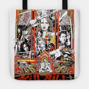 Tarantino Kill Bill Poster Illustration Tote