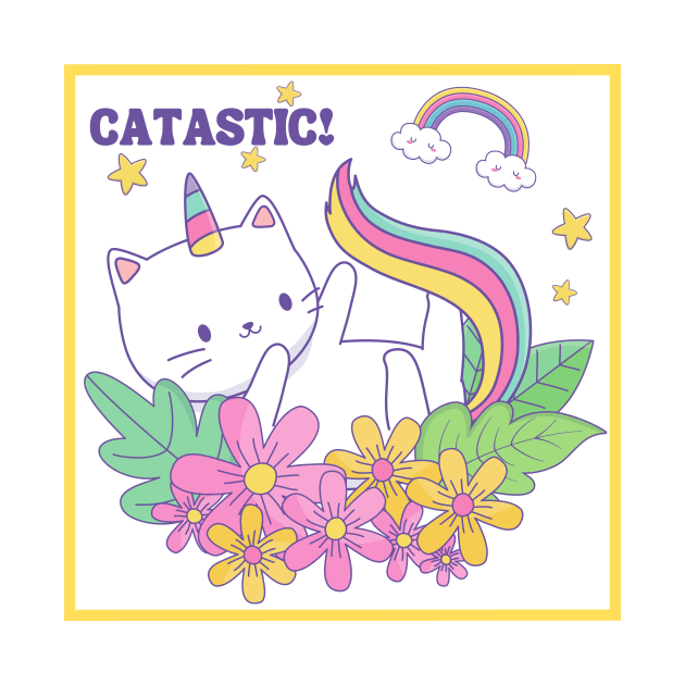 CATASTIC! Cute Unicorn Kitten by Creativity Haven