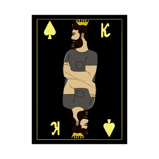 Playing black card King T-Shirt