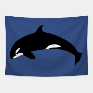 Orca jumping Tapestry