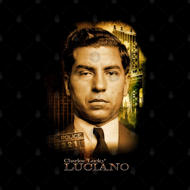 Charles 'Lucky' Luciano Design by HellwoodOutfitters