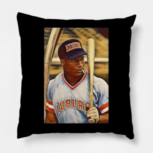 Bo Jackson in Auburn Tigers baseball Pillow