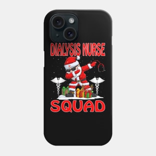 Christmas Dialysis Nurse Squad Reindeer Pajama Dabing Santa Phone Case