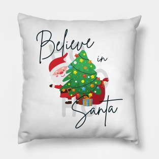 Merry Christmas! - Believe in Santa Pillow