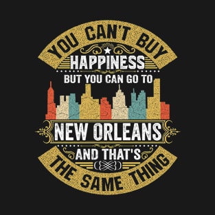 New Orleans City Louisiana State USA Flag Native American T-Shirt