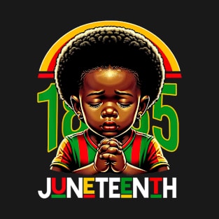 Kids Juneteenth Prince 1865 Black History Month Toddler Boy T-Shirt