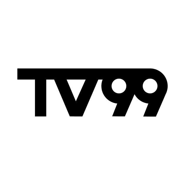 TV99 Formal Logo (Black) by Trickyvic99