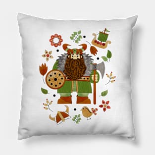 Scandinavian Folklore Viking Pillow