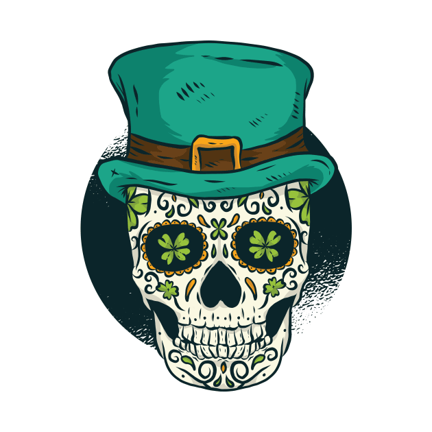 Irish Sugar Skull by BamBam