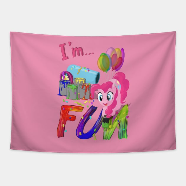 I'm... Pinkie Pie Tapestry by Stinkehund