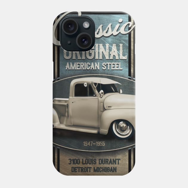 Classic Chevy Truck Phone Case by hardtbonez
