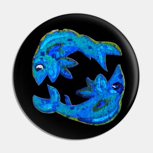 Pisces Zodiac Sign Pin