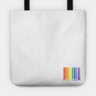 Gay Pride Shirt| Rainbow Barcode Tote