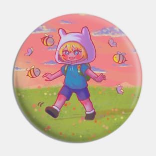 Chibi Finn -ADVENTURE TIME-  Version 2 Pin