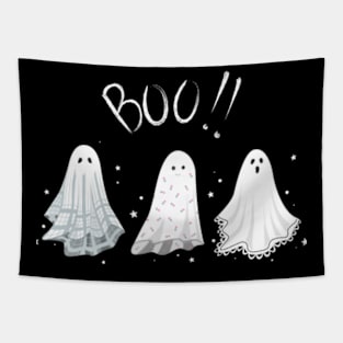 happy halloween , boo !! , design halloween Tapestry