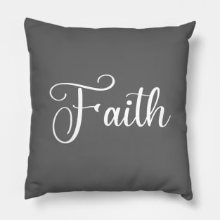 Faith Hebrews 11:1 Scripture Bible Quote Pillow