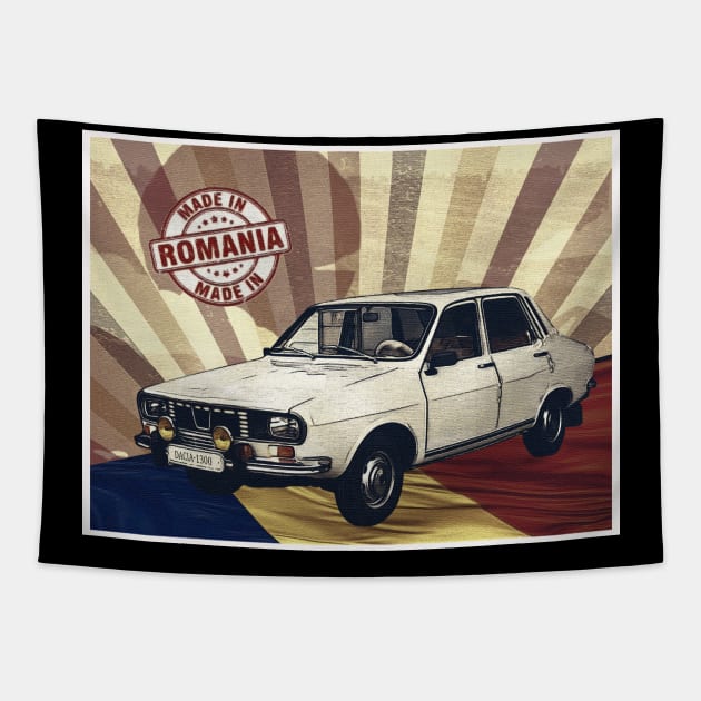 Dacia 1300 Tapestry by ElArrogante